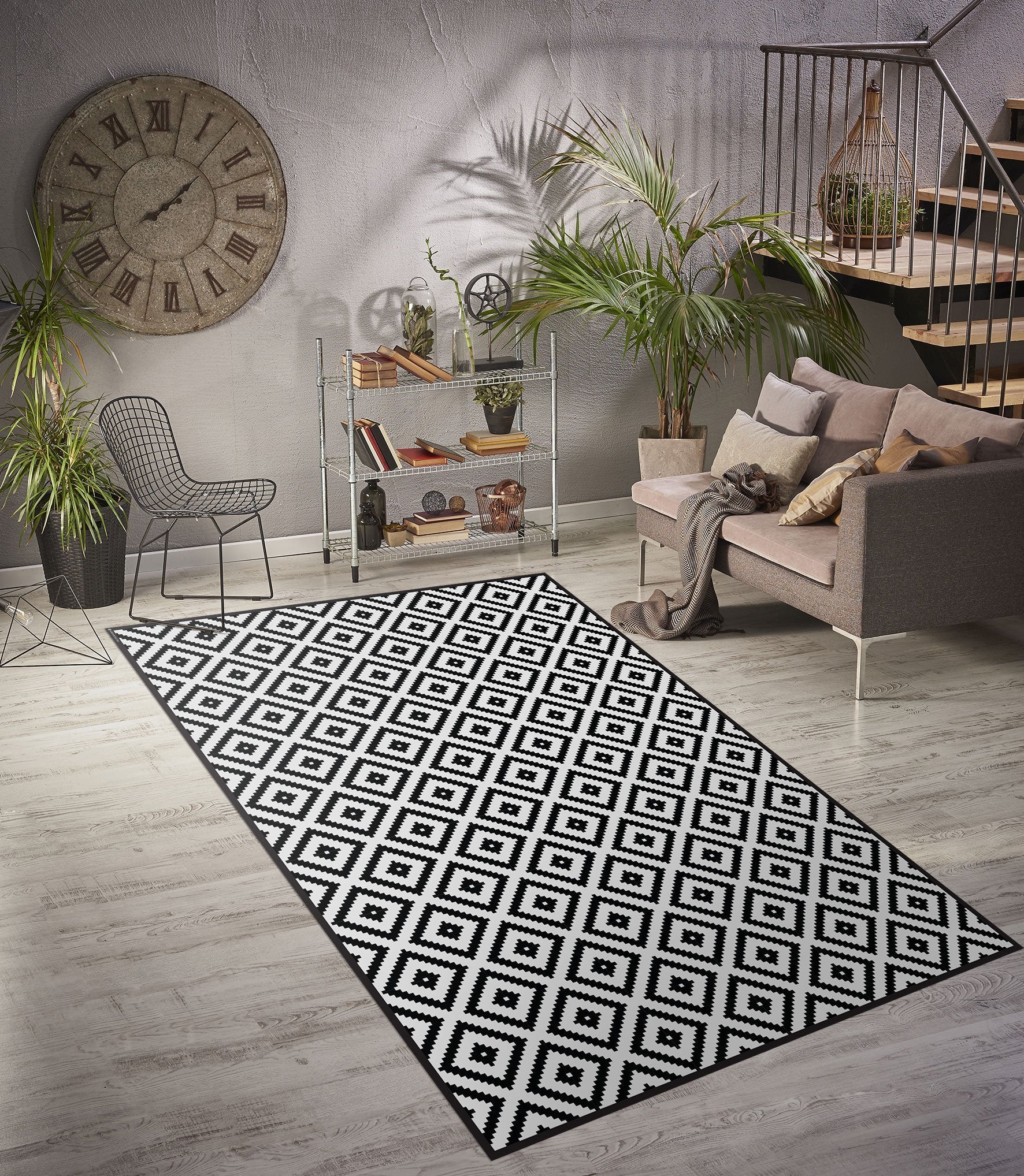 שטיח ויניל - דגם פיקסל