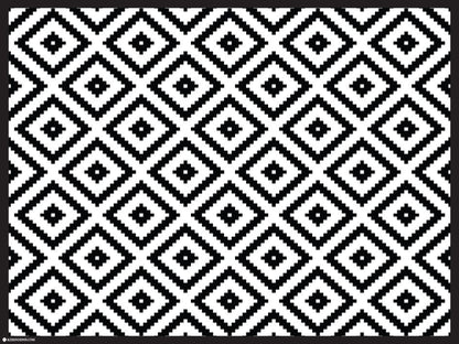 שטיח ויניל - דגם פיקסל