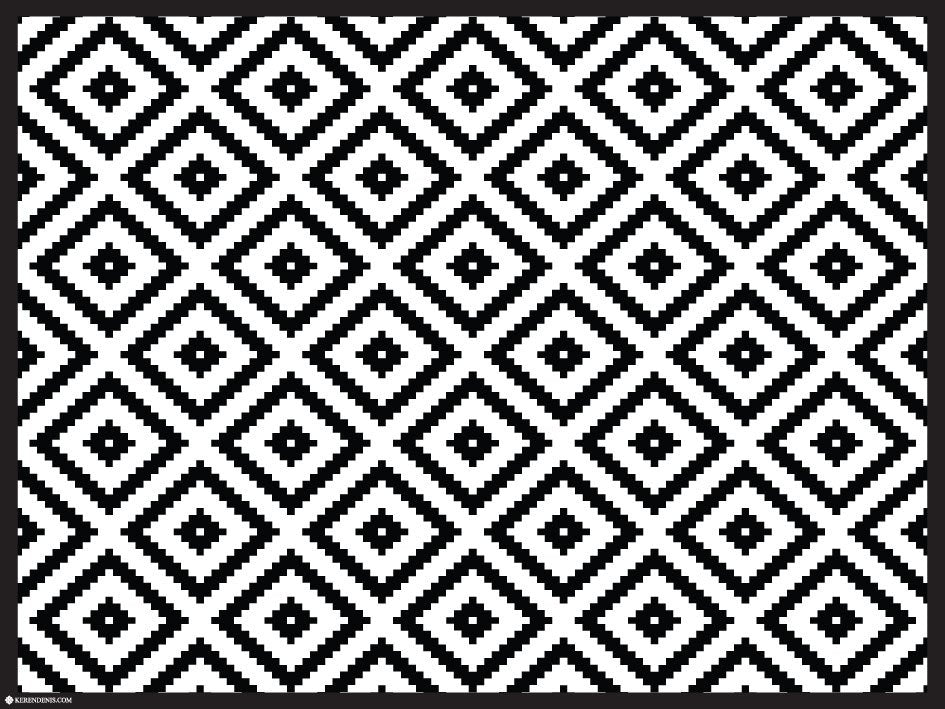 שטיח ויניל - דגם פיקסל