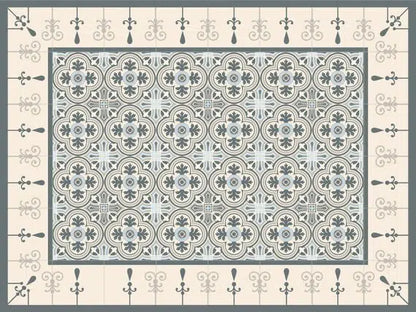 פלייסמט ויניל - דגם רומא אפור