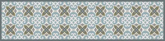 ראנר ויניל - דגם ערבסק אפור