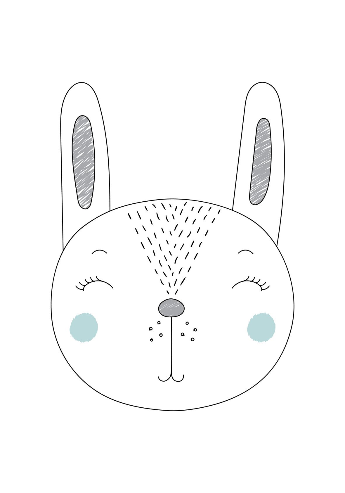 רביעיית הדפסים חיות נורדיות