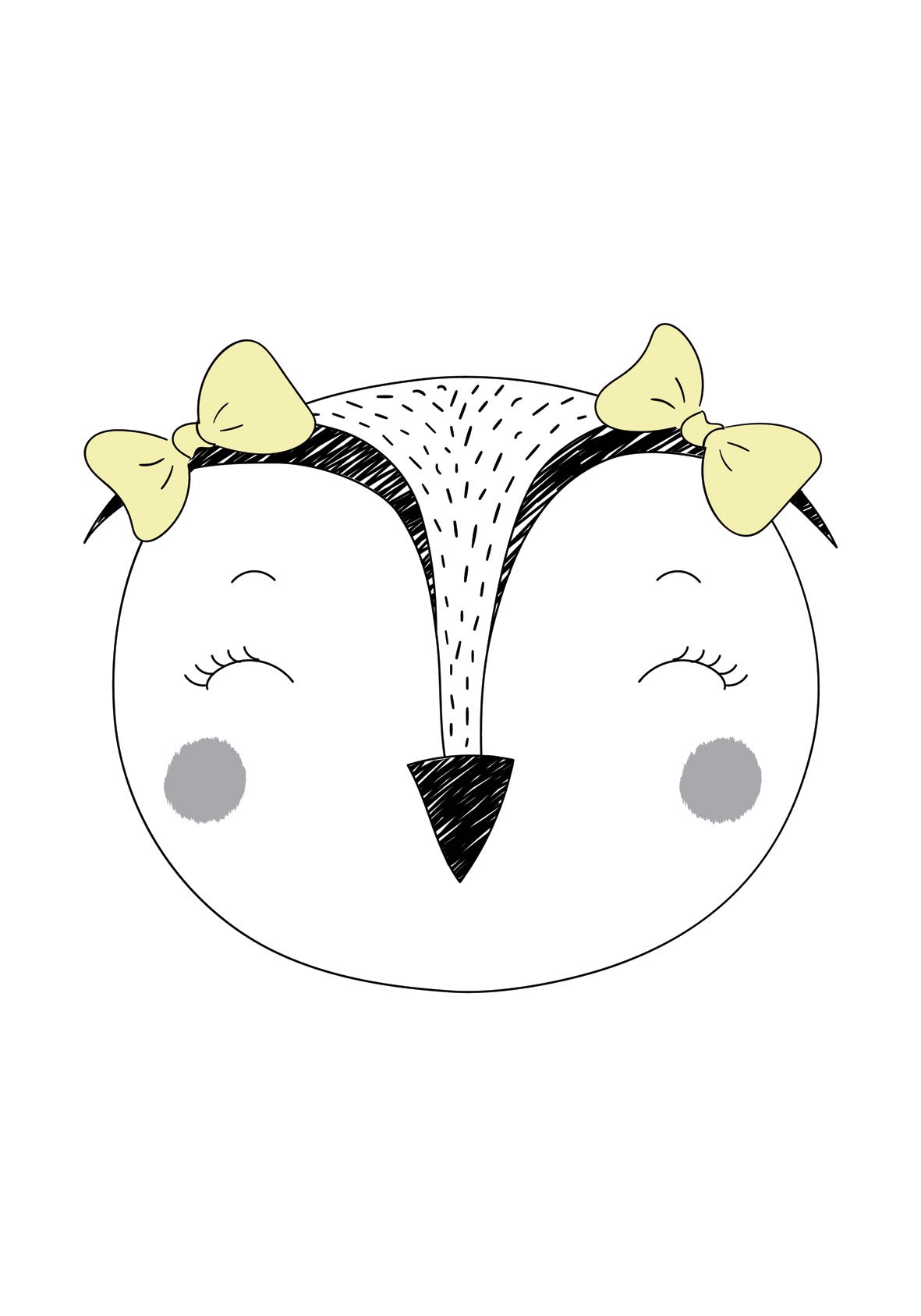 רביעיית הדפסים חיות נורדיות