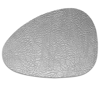 פלייסמט ויניל צורני - דגם כסף