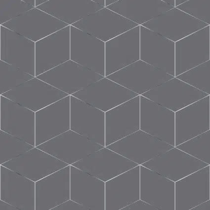 טפט לקיר - דגם  לדלת Silver & Gray