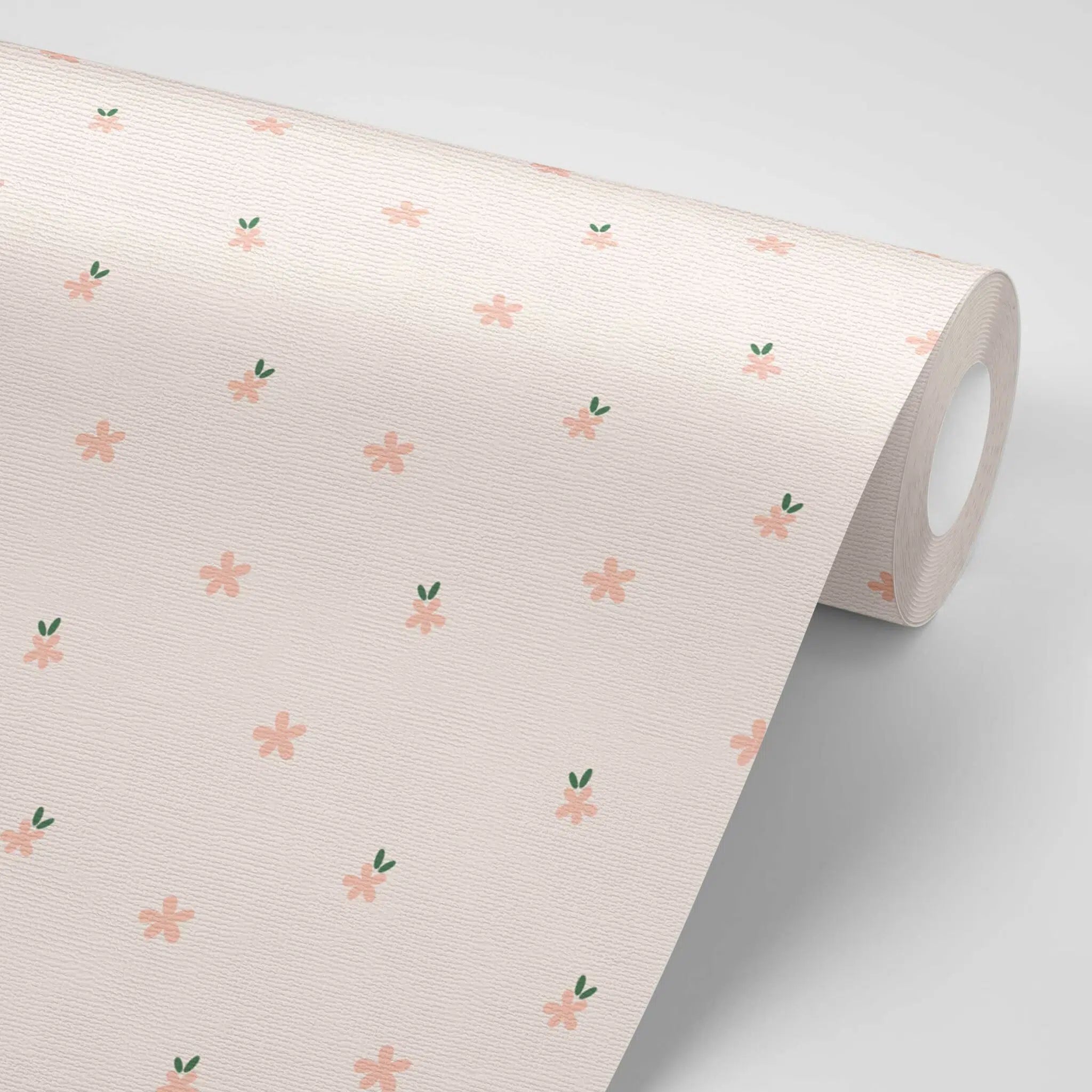 טפט לקיר - דגם  פרחים עדינים