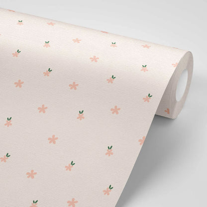 טפט לקיר - דגם  פרחים עדינים