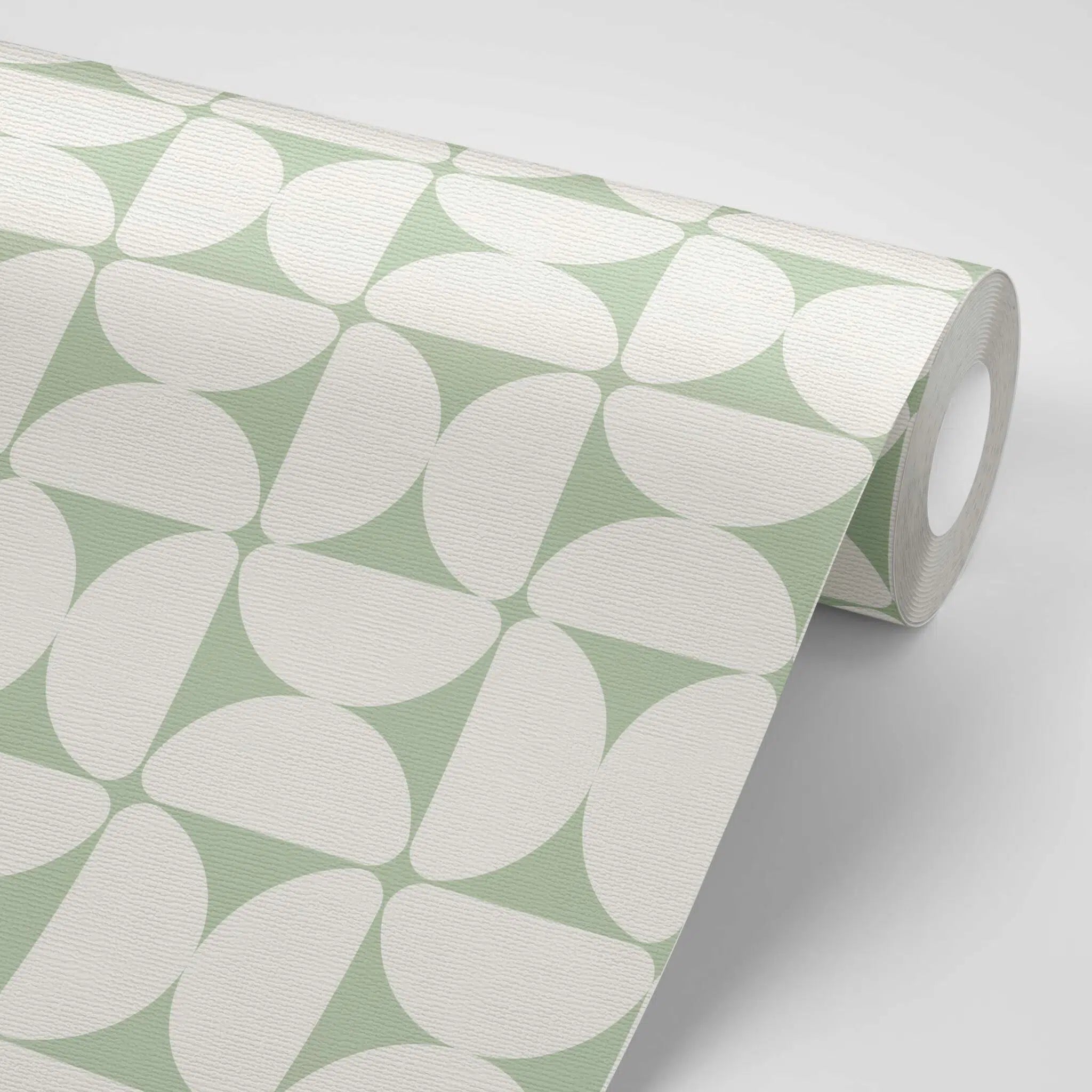 טפט לקיר - דגם  אבסטרקט ירוק בהיר