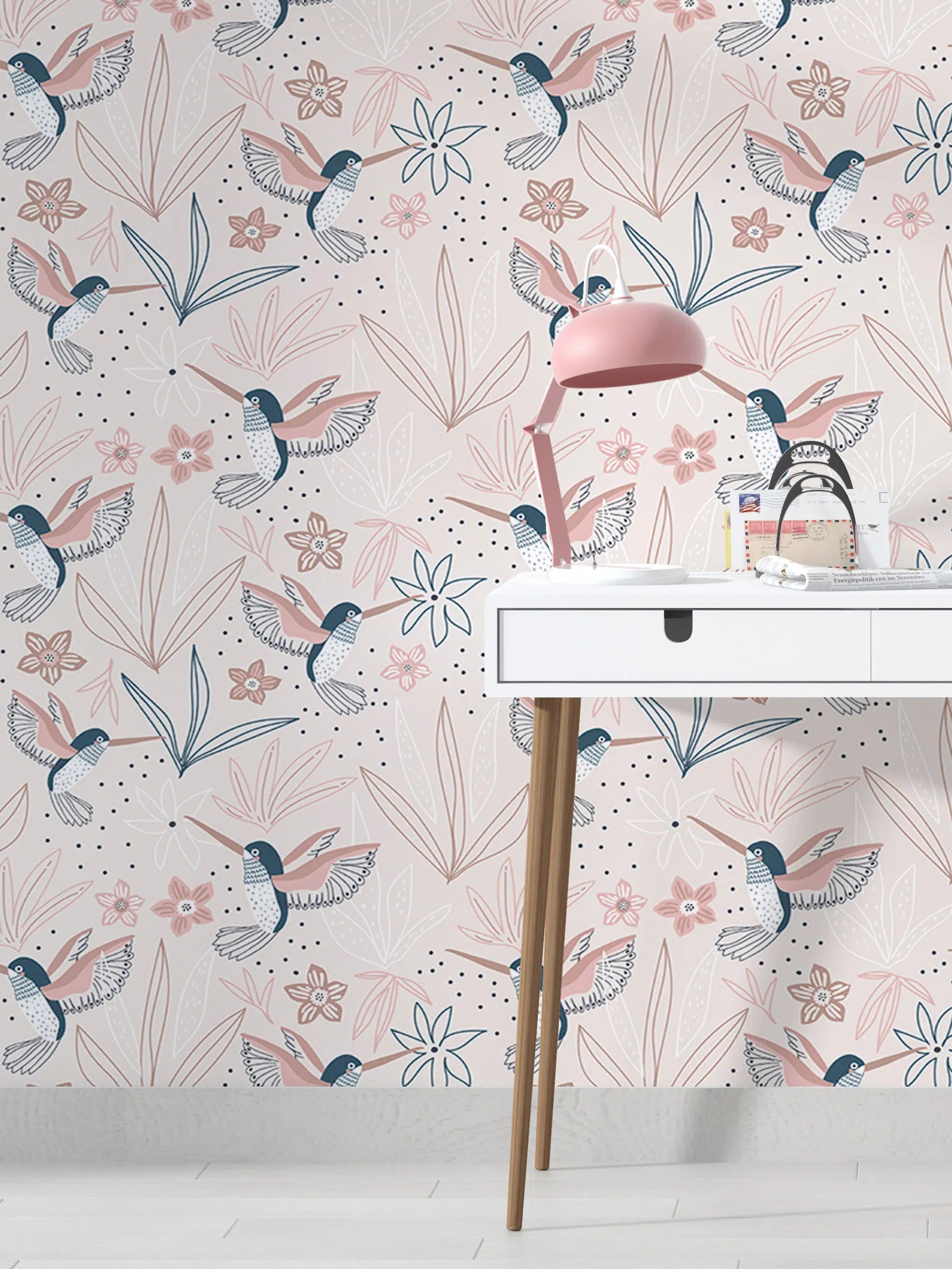 טפט לקיר - דגם  Sunbirds