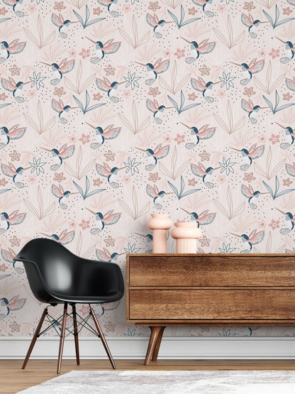 טפט לקיר - דגם  Sunbirds