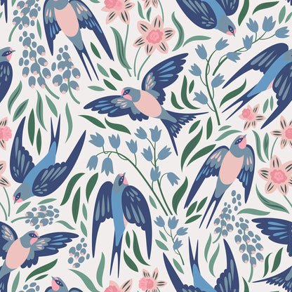 טפט לקיר - דגם  Swallows