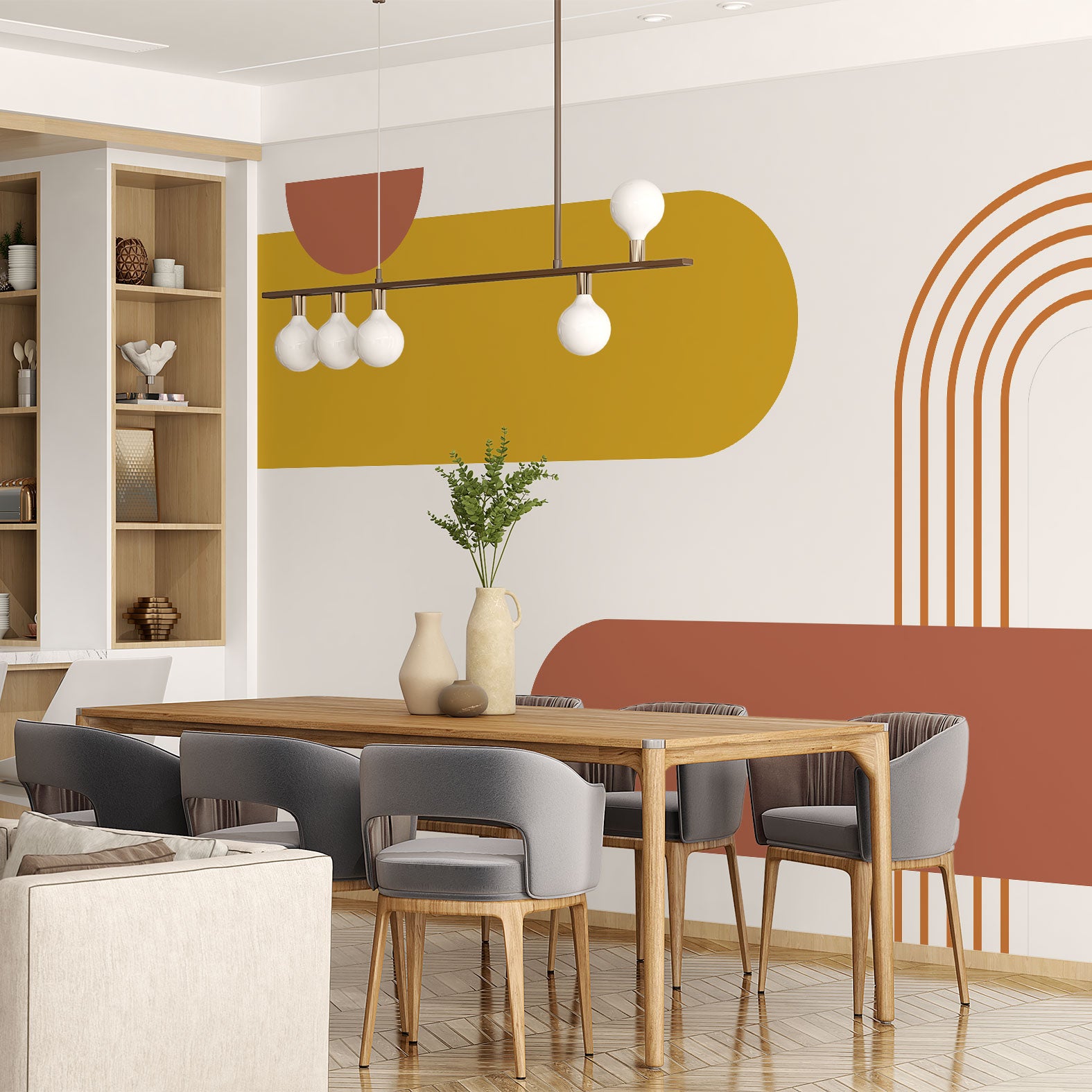 מדבקת טפט צורני - קשת