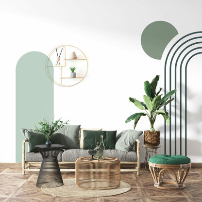 סט מדבקות טפט צורני - 8 יחידות