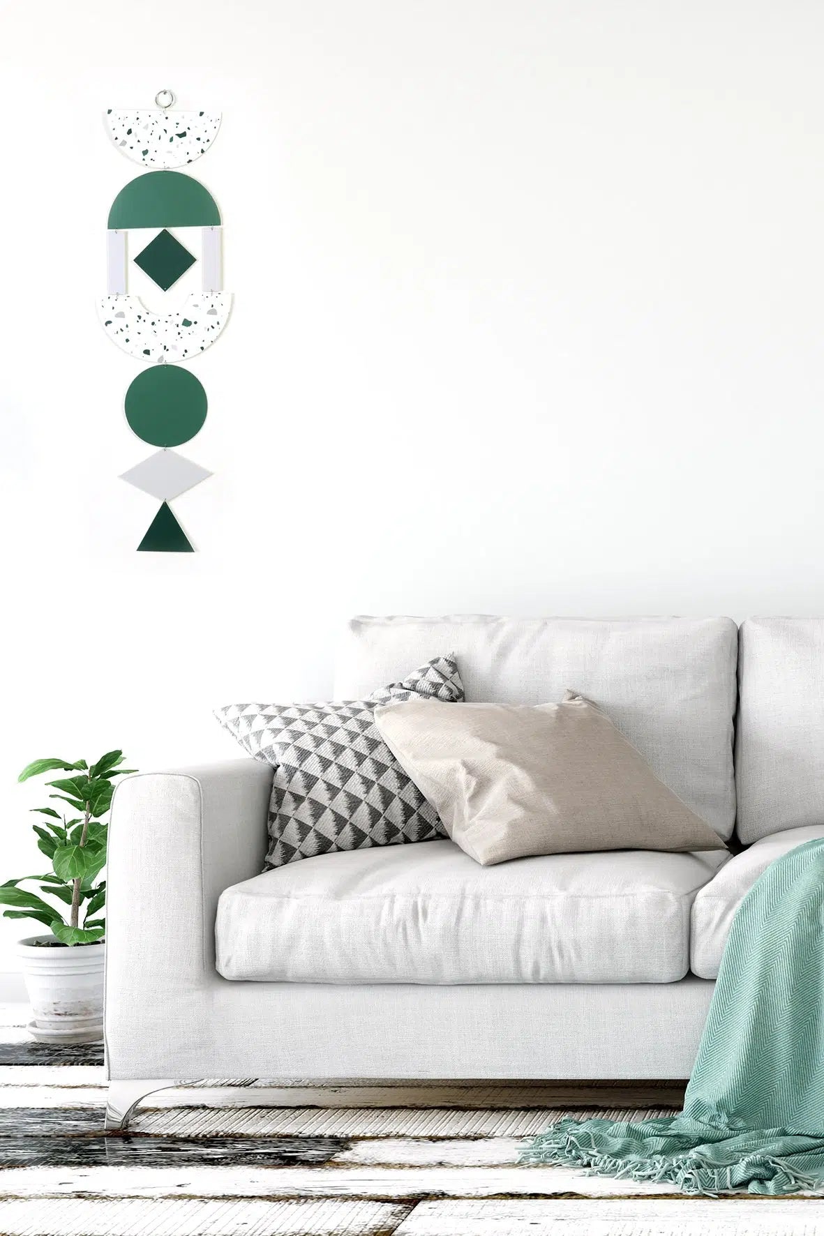 עודפים - תכשיט קיר - No.4 Green Terrazzo Schindler