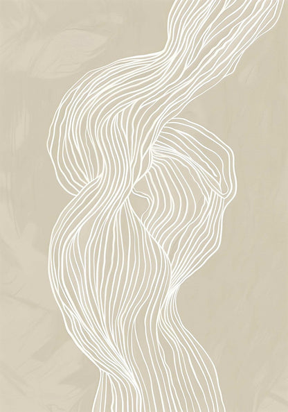 הדפס - Beige lines