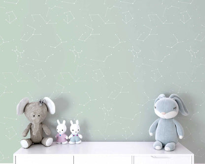 טפט לקיר - דגם זודיאק מינט