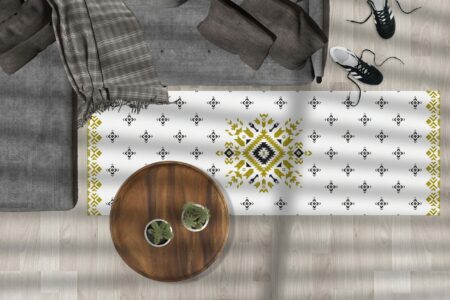 שטיח ויניל מעוצב - דגם Ethnic gold