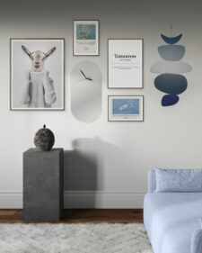 Wall Gallery - Blue bundle קיר מעוצב קומפלט