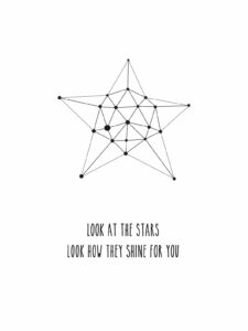 פוסטר למיסגור - Look At The Stars