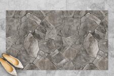 שטיח ויניל מעוצב - דגם Gray Stone