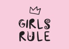 קולאז' קיר - Girls rule