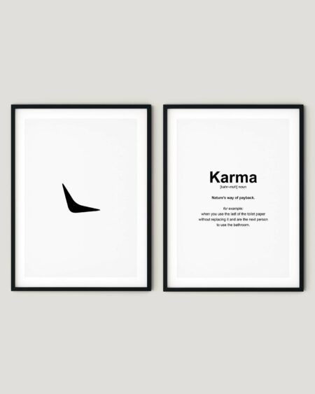 Karma - זוג פוסטרים