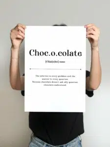 chocolate-noun-frame