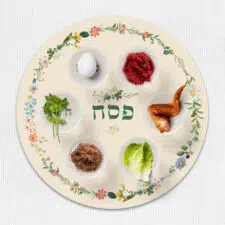 passover_plate_bw
