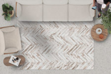 שטיח ויניל מעוצב – דגם Fishbone