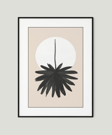 הדפס מעוצב Abstract Palm Leaf