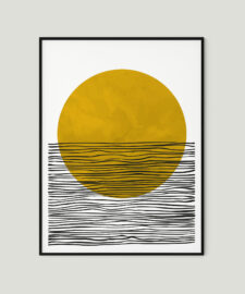 הדפס מעוצב Abstract sunset