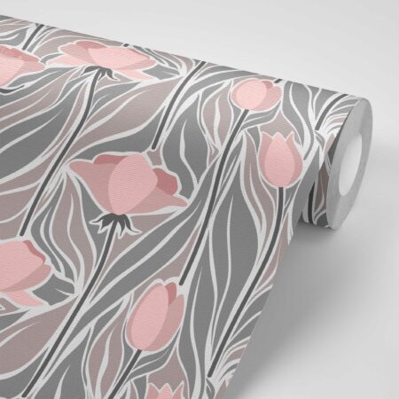 pink-and-grey-flowers-wallpaper