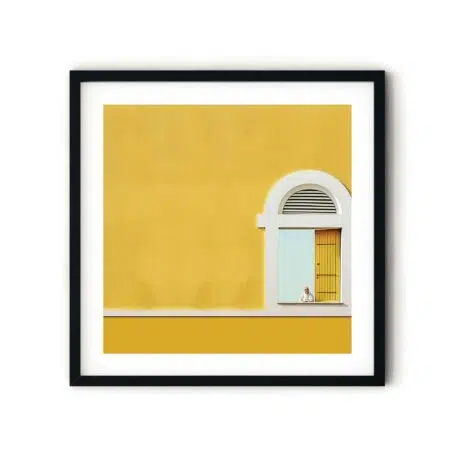 yellow-wall-frame